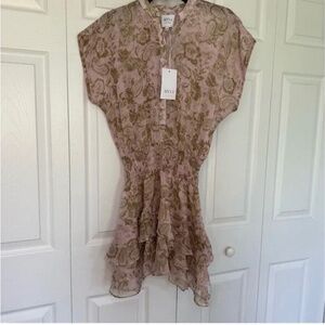 NWT Misa Los Angeles asymmetrical Evie mini dress